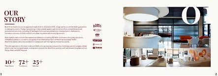 Catalogue, pages 1 and 2: our story